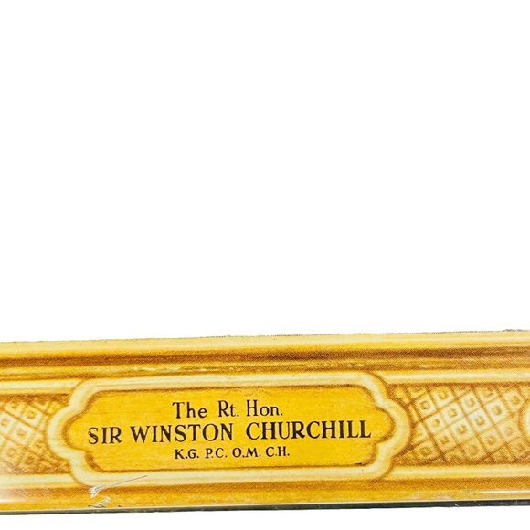 Sir Winston Churchill Collectible Tin Box 10 1/2" x 8 1/2" - Picture 3 of 6